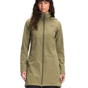 The North Face Women’s Shelbe Raschel Parka Length With Hood (Burnt Olive Green)